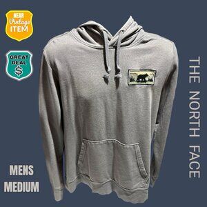 The North Face Men’s Medium Gray Hoodie Pullover.